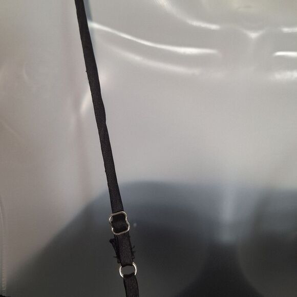 Urban Outfitters Womens Whimsigoth Velvet Babydoll Cami Top Black Peplum XS - Picture 7 of 10